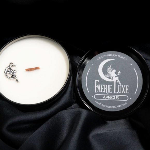 Apricus- 6 0z Luxurious Vegan Friendly Soy Candle - Picture 3 of 4